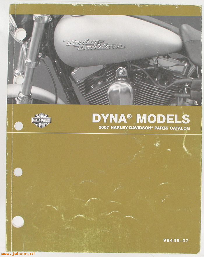   99439-07used (99439-07): Dyna parts catalog 2007