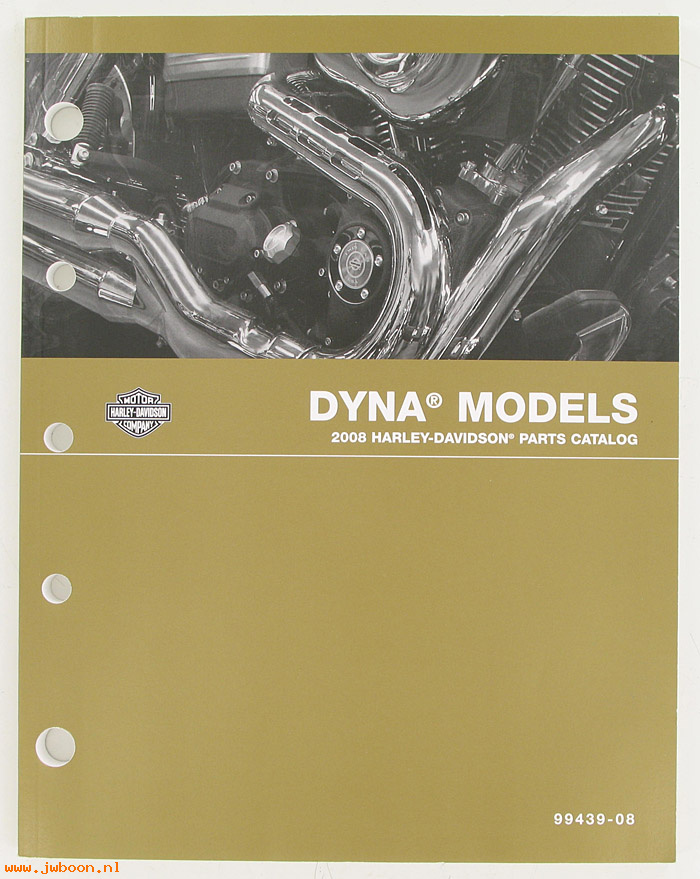   99439-08 (99439-08): Dyna parts catalog 2008 - NOS