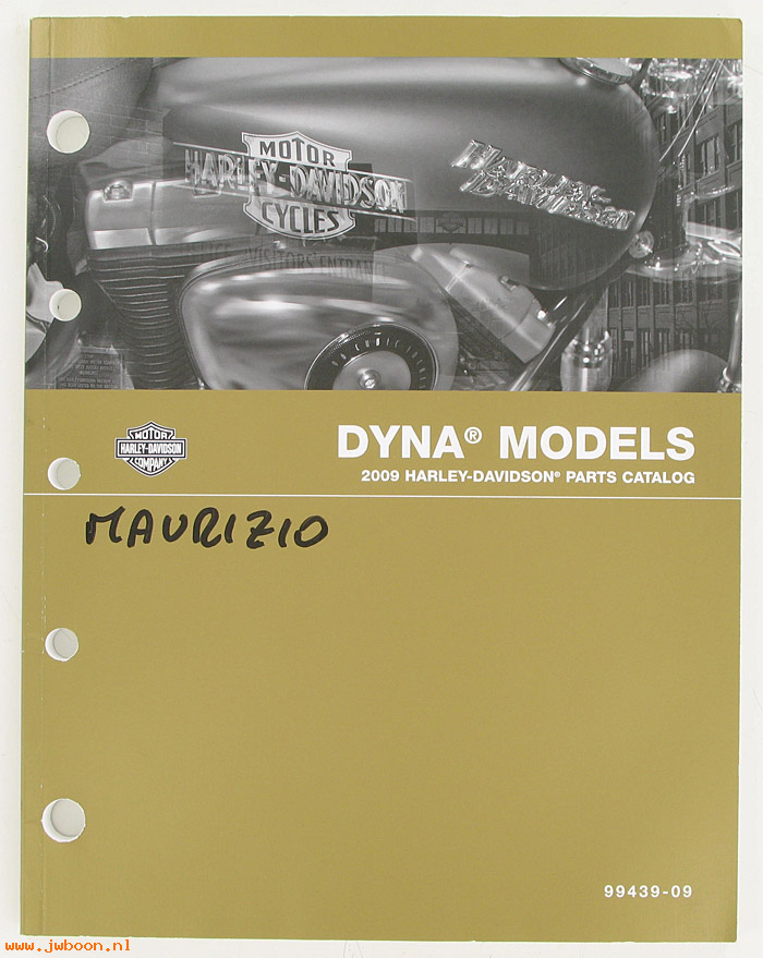   99439-09used (99439-09): Dyna parts catalog 2009