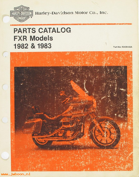  99439-83Aused (99439-83A): FXR parts catalog '82-'83