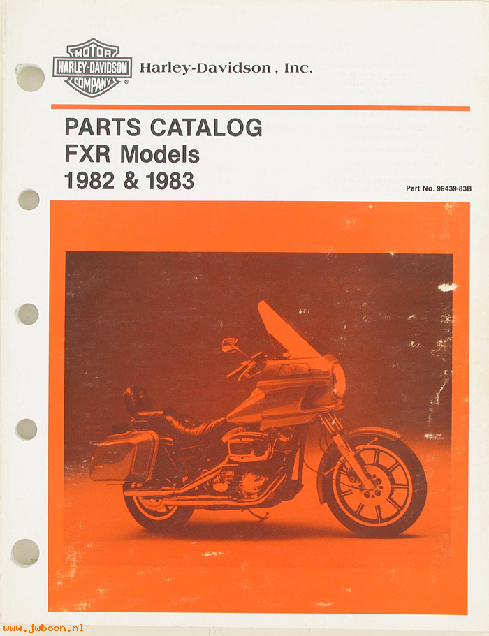   99439-83Bused (99439-83B): FXR parts catalog '82-'83