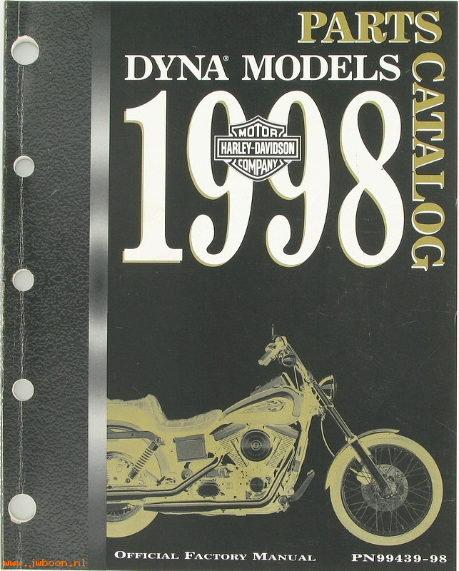   99439-98 (99439-98): Dyna parts catalog 1998 - NOS