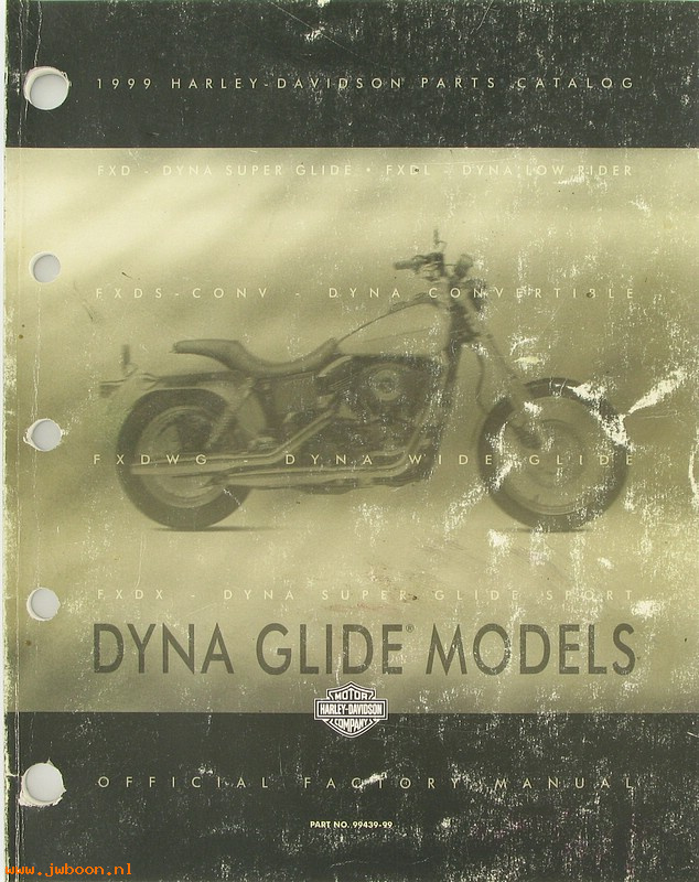   99439-99used (99439-99): Dyna parts catalog 1999