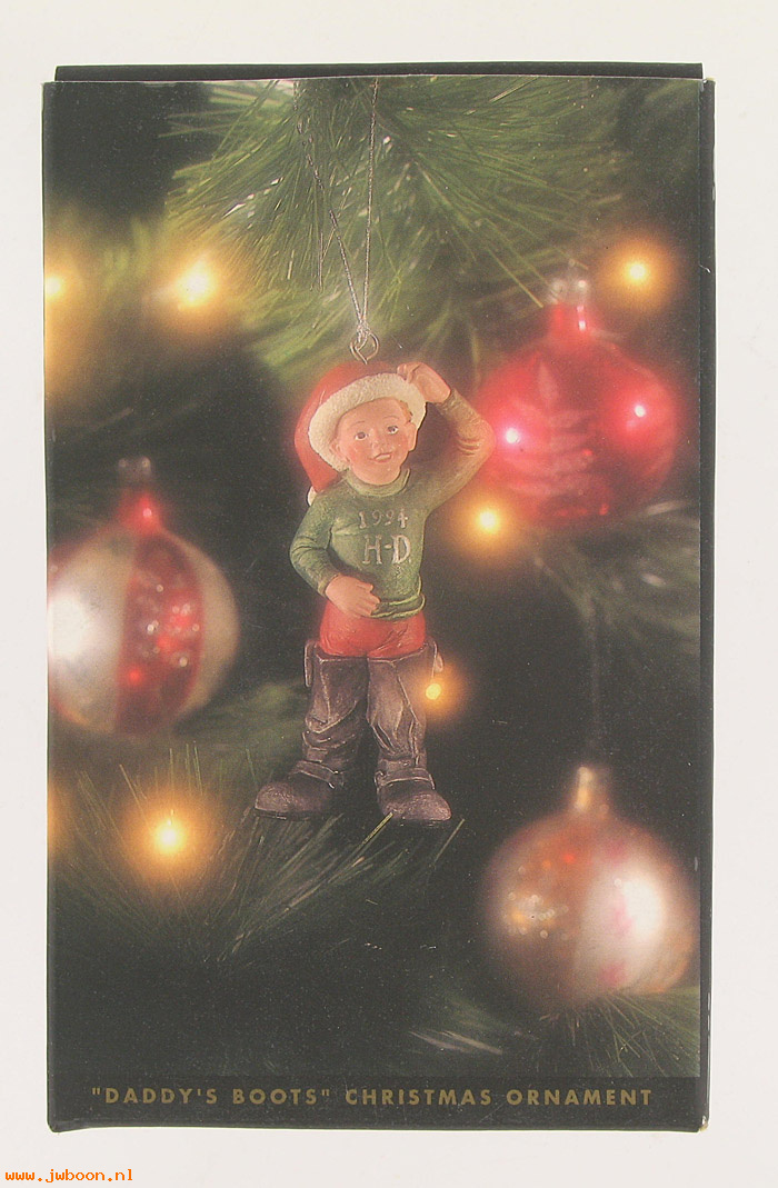   99442-95Z (99442-95Z): Ornament, child - "daddy's boots" - NOS