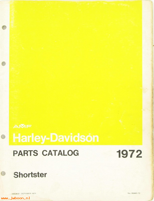  99443-72used (99443-72): Shortster, X-90 parts catalog 1972