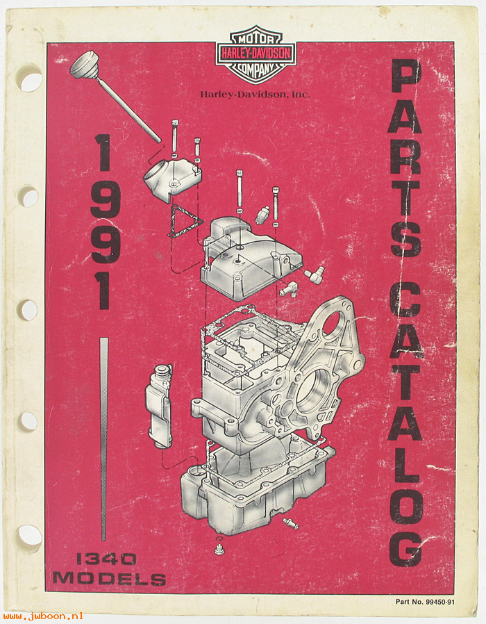   99450-91used (99450-91): FL, FX 1340cc parts catalog 1991