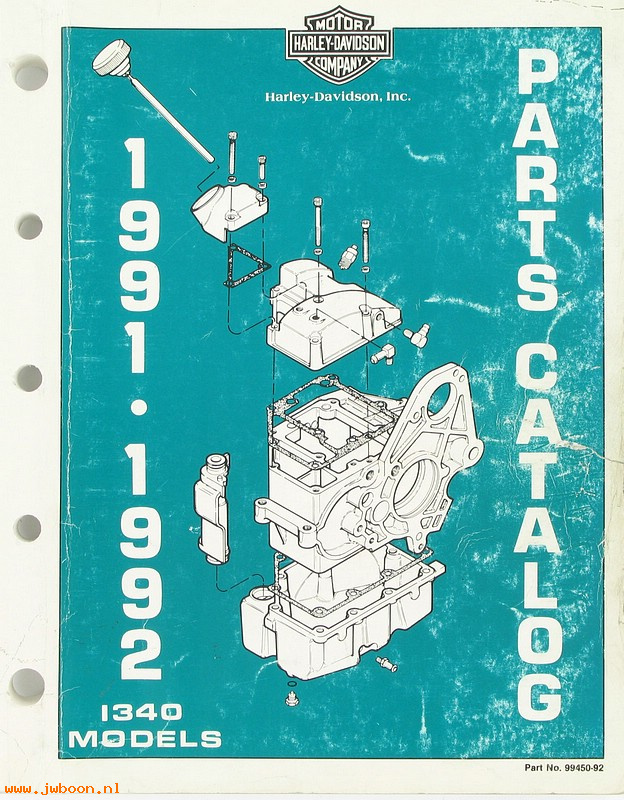   99450-92used (99450-92): FL, FX 1340cc parts catalog '91-'92