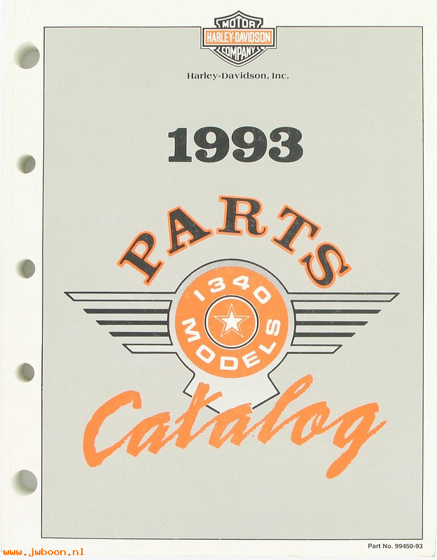   99450-93 (99450-93): FL, FX 1340cc parts catalog 1993 - NOS
