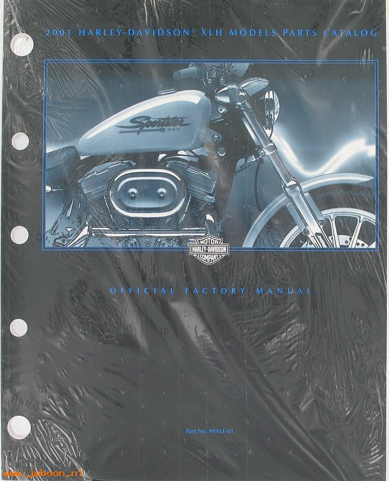   99451-01 (99451-01): Sportster, XLH parts catalog 2001 - NOS