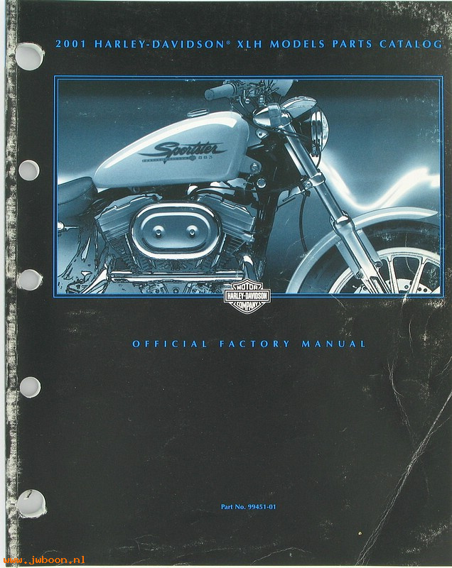   99451-01used (99451-01): Sportster, XLH parts catalog 2001