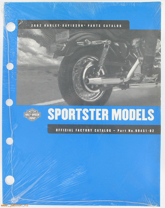   99451-02 (99451-02): Sportster, XLH parts catalog 2002 - NOS