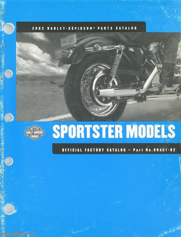   99451-02used (99451-02): Sportster, XLH parts catalog 2002