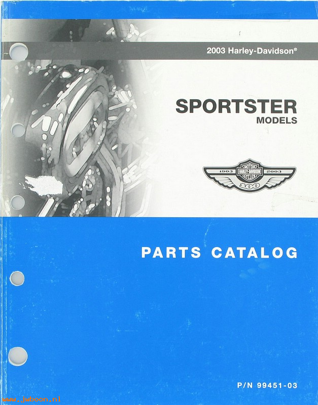   99451-03 (99451-03): Sportster, XLH parts catalog 2003 - NOS
