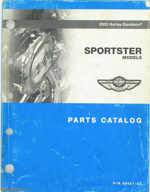   99451-03used (99451-03): Sportster, XLH parts catalog 2003