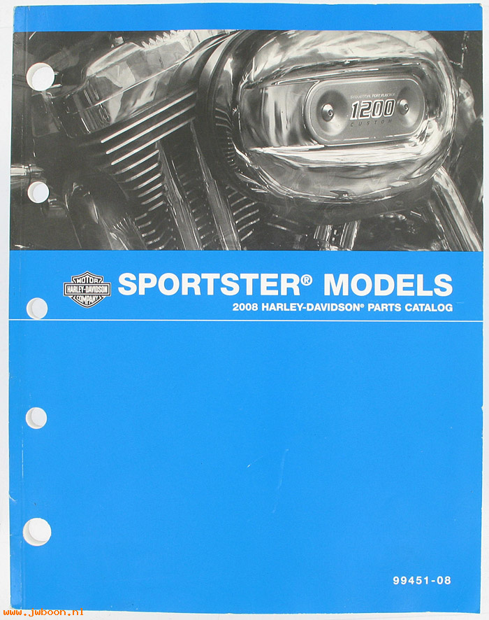   99451-08 (99451-08): Sportster, XLH parts catalog 2008 - NOS