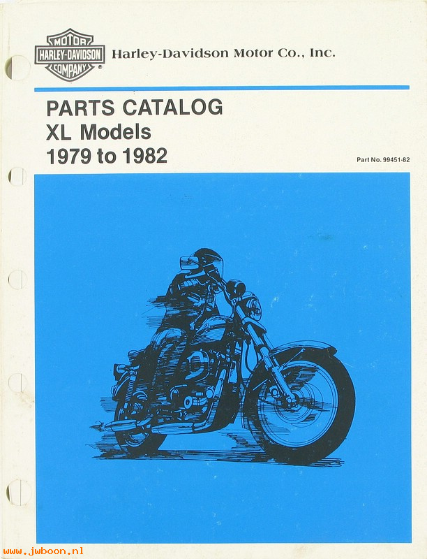   99451-82 (99451-82): Sportster, XL parts catalog '79-'82 - NOS