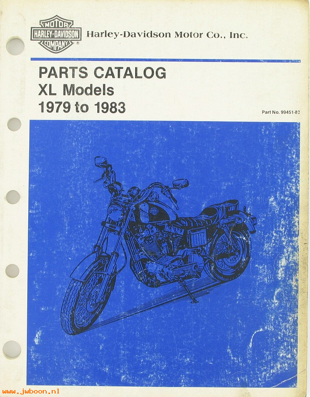   99451-83used (99451-83): Sportster, XL parts catalog '79-'83