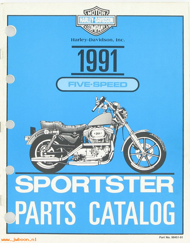   99451-91 (99451-91): Sportster, XL 5-speed parts catalog 1991 - NOS