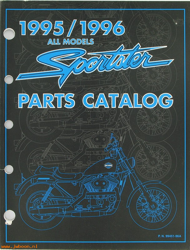   99451-96A (99451-96A): Sportster, XLH parts catalog '95-'96 - NOS