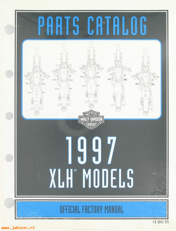   99451-97A (99451-97A): Sportster, XLH parts catalog 1997 - NOS