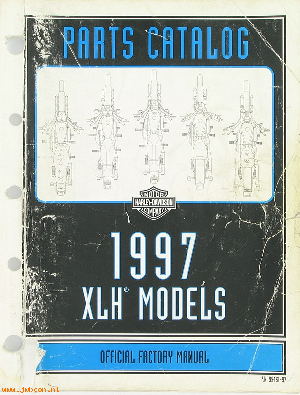   99451-97used (99451-97): Sportster, XLH parts catalog 1997