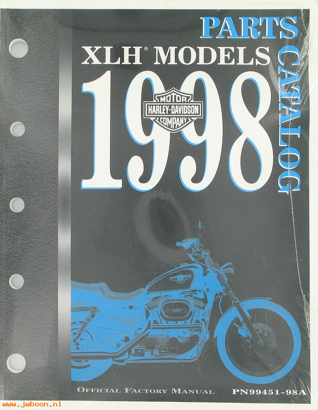   99451-98A (99451-98A): Sportster, XLH parts catalog 1998 - NOS