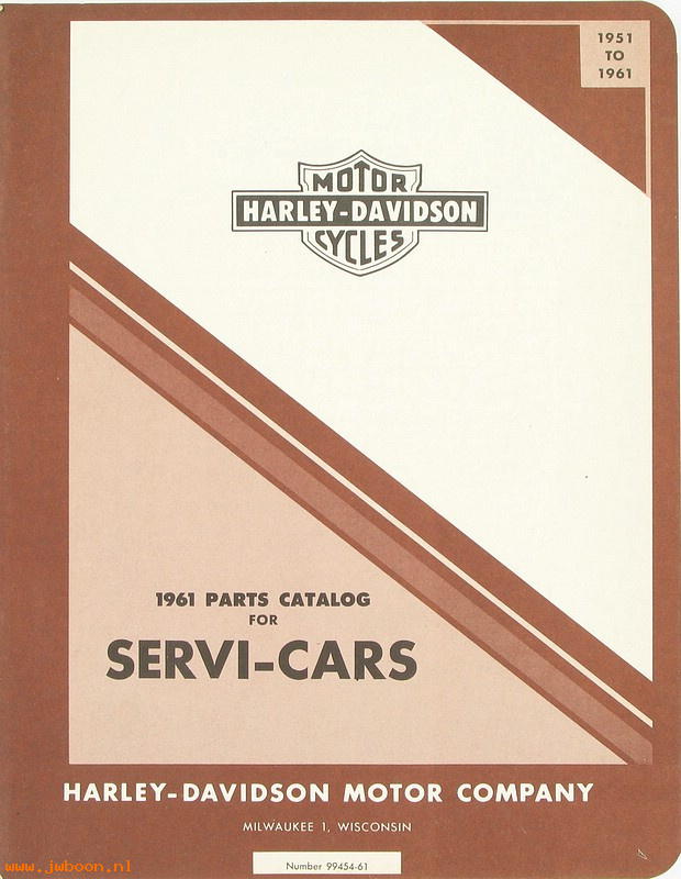   99454-61 (99454-61): Servi-car parts catalog '51-'61 - NOS