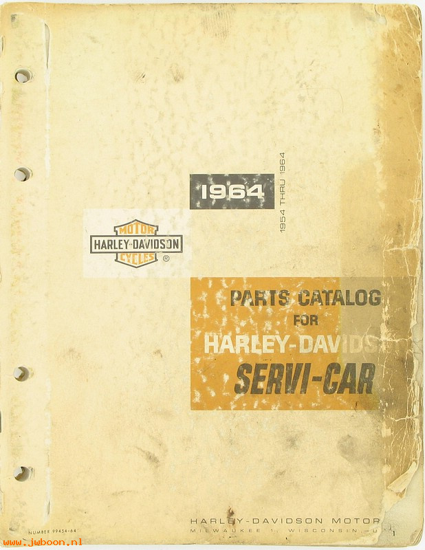   99454-64used (99454-64): Servi-car parts catalog '54-'64