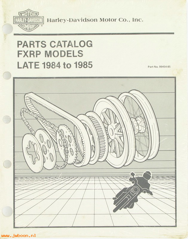   99454-85 (99454-85): FXRP parts catalog late'84-'85 - NOS