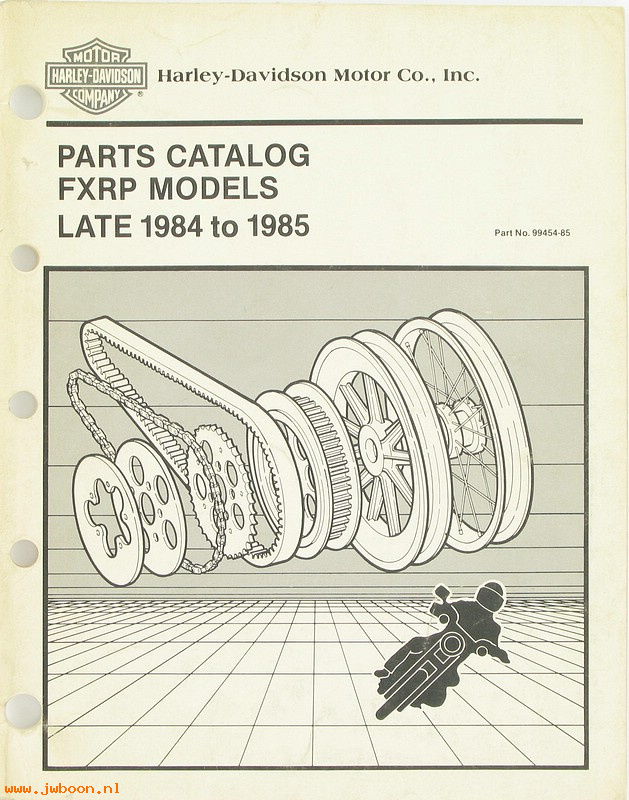   99454-85used (99454-85): FXRP parts catalog late'84-'85