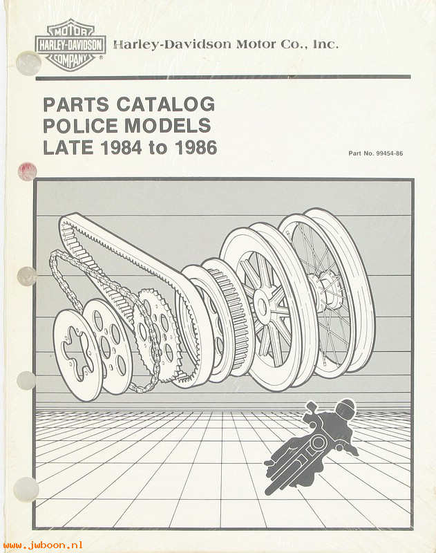   99454-86 (99454-86): FXRP, FLHTP parts catalog late'84-'86 - NOS