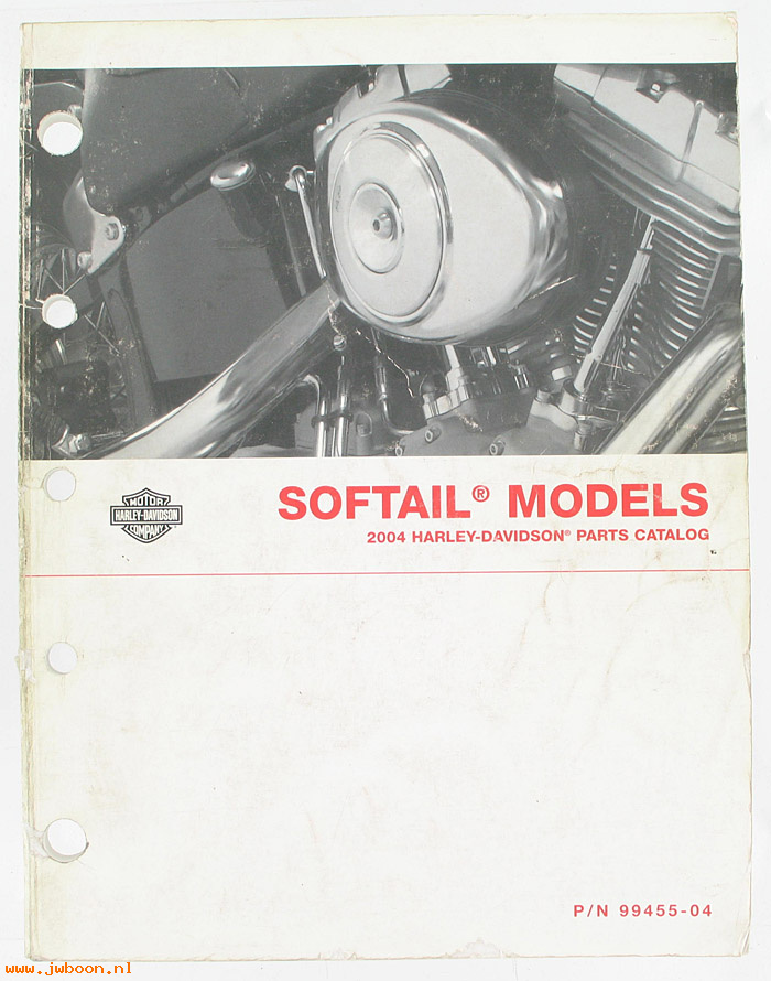   99455-04used (99455-04): Softails parts catalog 2004