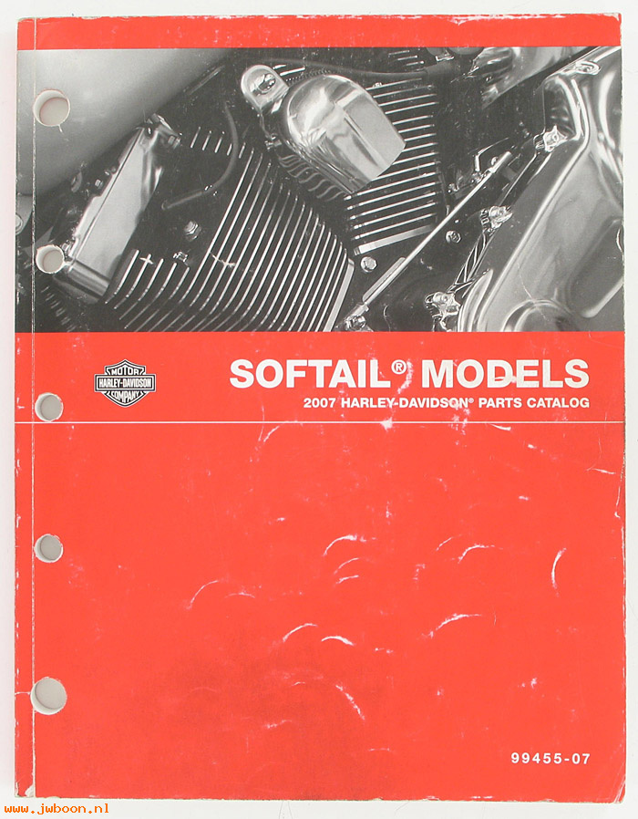   99455-07used (99455-07): Softails parts catalog 2007