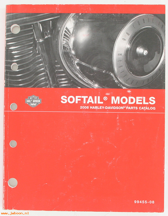   99455-08used (99455-08): Softails parts catalog 2008
