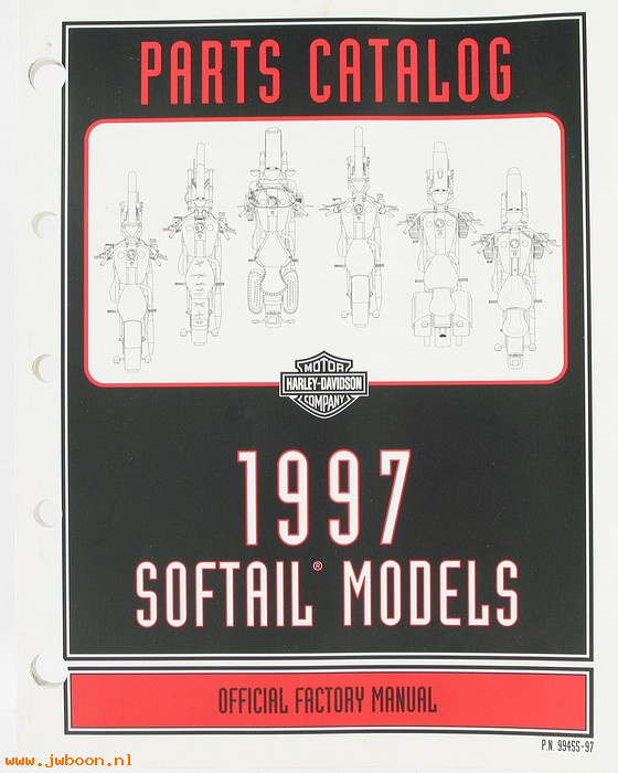   99455-97 (99455-97): Softails parts catalog 1997 - NOS