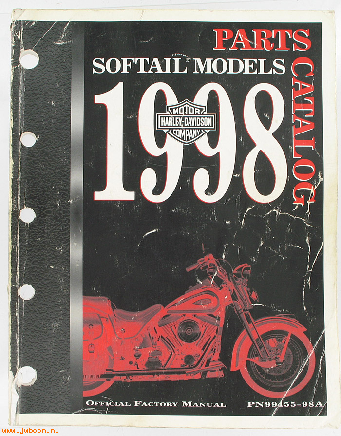   99455-98used (99455-98): Softails parts catalog 1998