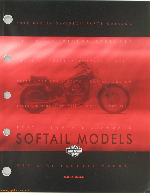   99455-99 (99455-99): Softails parts catalog 1999 - NOS