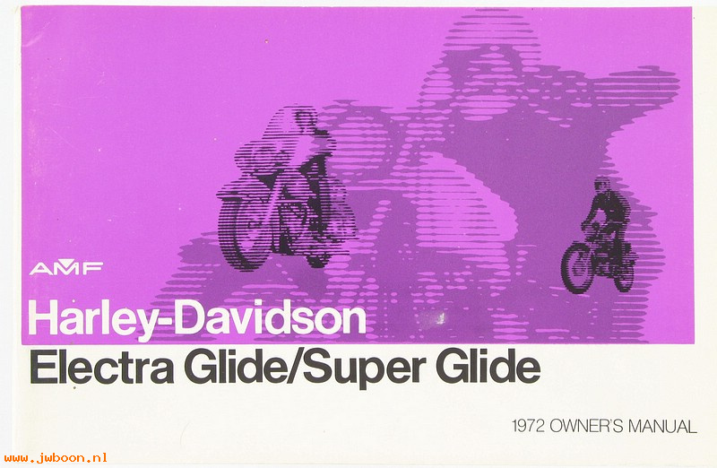   99460-72 (99460-72): Owner's manual 1972 Electra Glide/Super Glide - NOS