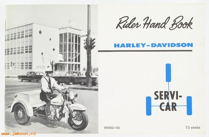   99462-64 (99462-64): Riders handbook / owner's manual 1964 Servi-car - NOS