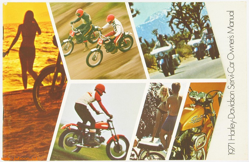   99462-71 (99462-71): Riders handbook / owner's manual 1971 Servi-car - NOS