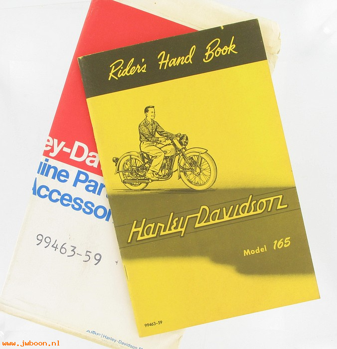   99463-59 (99463-59): Riders handbook model 165, Hummer - NOS