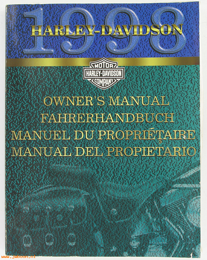   99463-98 (99463-98): 1997 International owner's manual, 4 languages - NOS