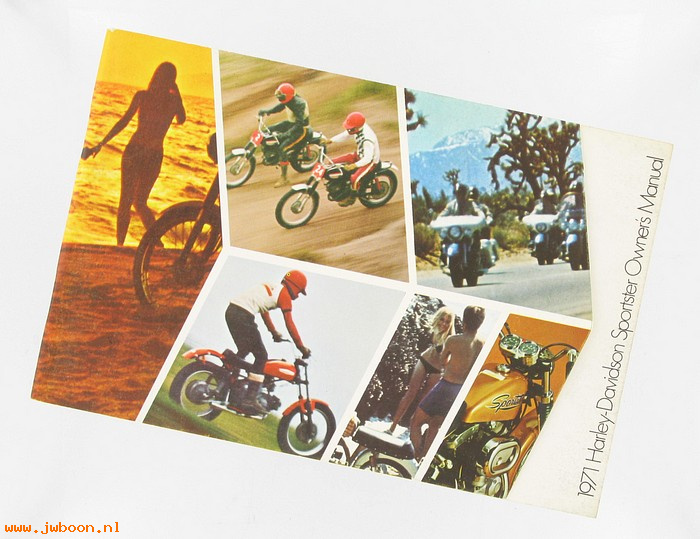   99466-71 (99466-71): 1971 Riders handbook / Owner's manual, Sportster - NOS