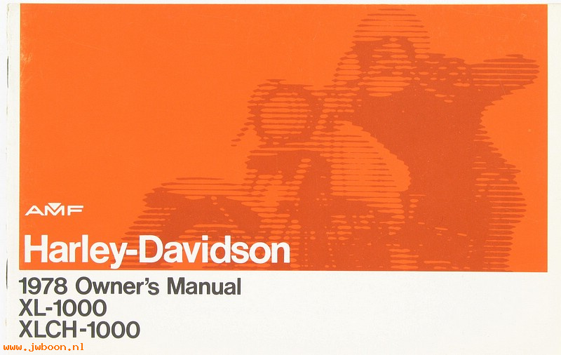   99466-78 (99466-78): 1978 Riders handbook / Owner's manual, Sportster - NOS