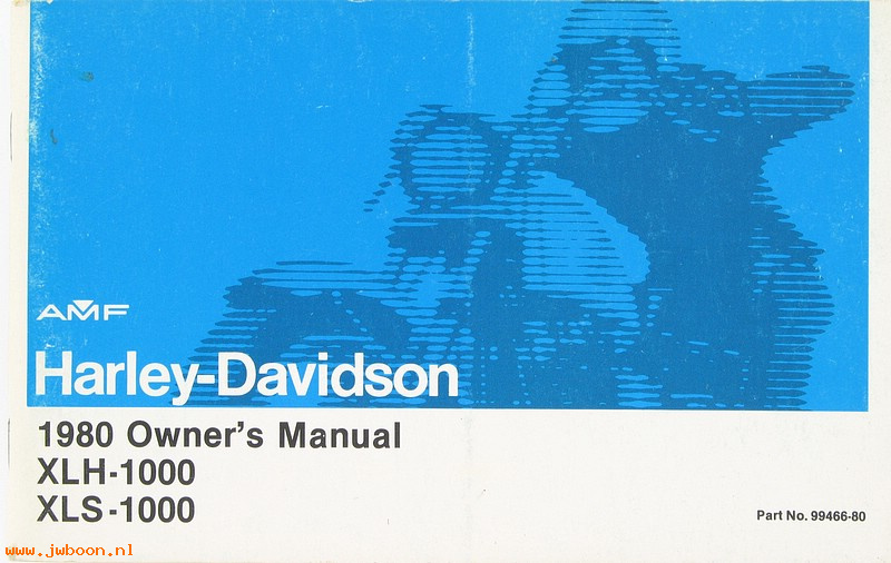   99466-80 (99466-80): 1980 Riders handbook / Owner's manual, Sportster - NOS