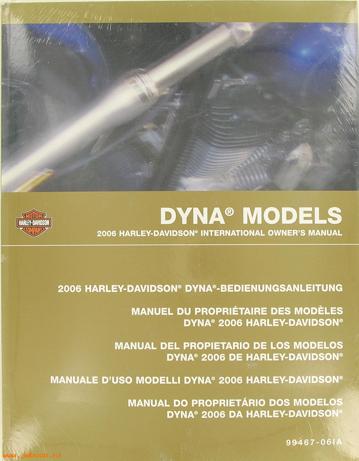   99467-06IA (99467-06IA): Dyna international owner's manual 2006 - NOS