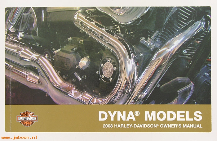   99467-08 (99467-08): Dyna domestic owner's manual 2008 - NOS