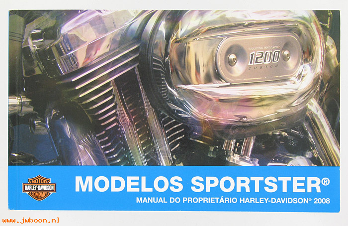   99468-08BRA (99468-08BRA): Sportster international owner's manual 2008, brazil - NOS