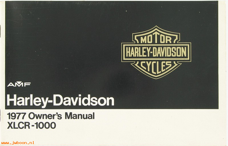   99468-77 (99468-77): 1977 Riders handbook / Owner's manual, Sportster, XLCR - NOS