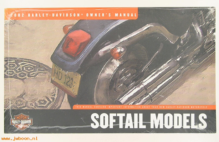   99469-02 (99469-02): Softail domestic owner's manual 2002 - NOS